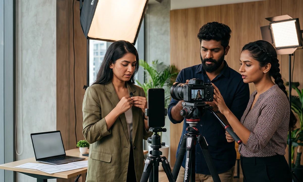 Creator making authentic food and lifestyle content for a campaign